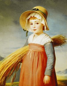 La petite glaneuse, 1824 - Christophe Thomas Degeorge